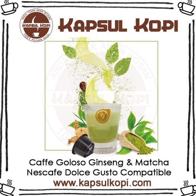 

Ecer Ginseng And Matcha Kapsulkopi Impor Dolce Gusto Compatible (Mine)