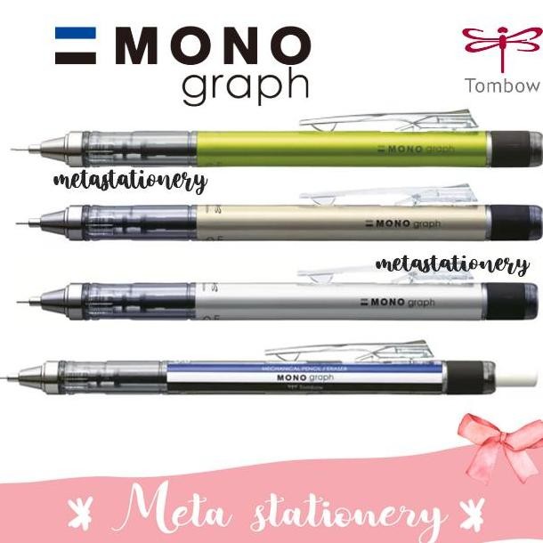 

Pensil Mekanik Tombow Mono Mechanical Pencil 0.5Mm Rubber