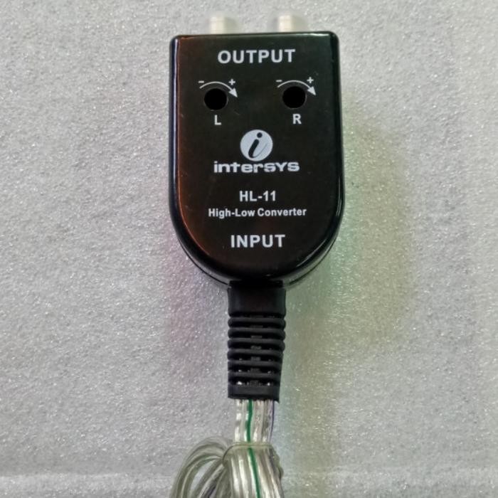 converter rca adaptor rca high low converter kabel rca mobil Terbaik Berkualitas