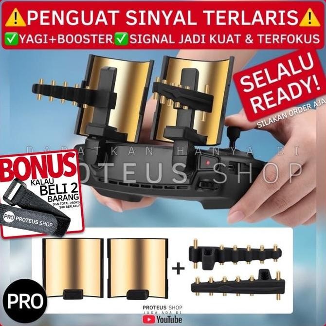 (New) SIGNAL BOOSTER PENGUAT SINYAL YAGI DRONE DJI Mavic Mini SPARK PRO
