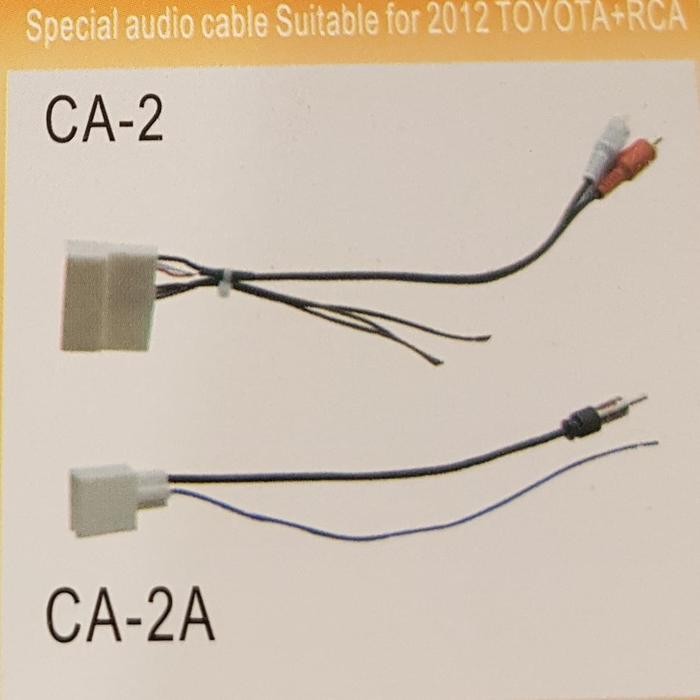 kabel soket Toyota audio 2012 toyota + RCA Terbaik Berkualitas