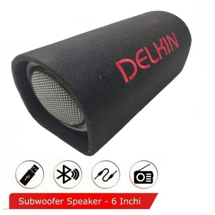 Speaker Aktif Tabung 6 inch Bluetooth Subwoofer Bass