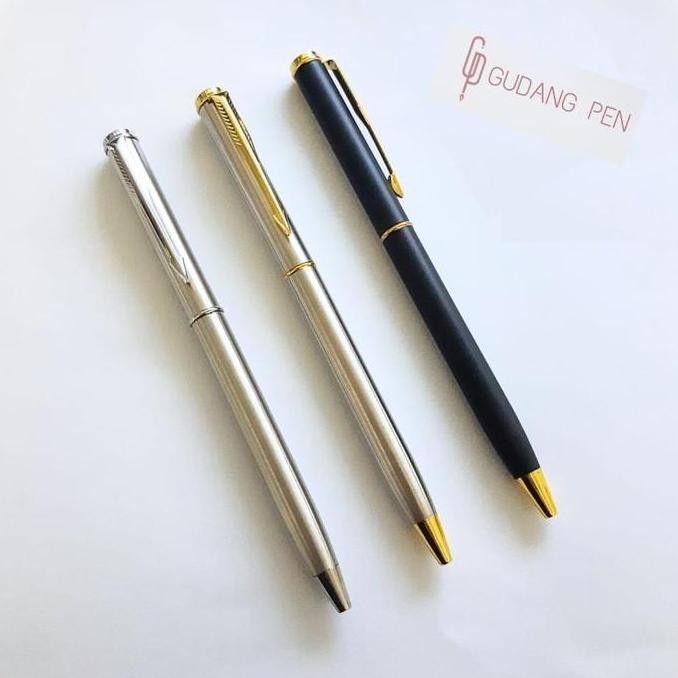 

Custom Nama + Pulpen Metal Insignia Bisa Cetak Logo + Box Abu-Abu