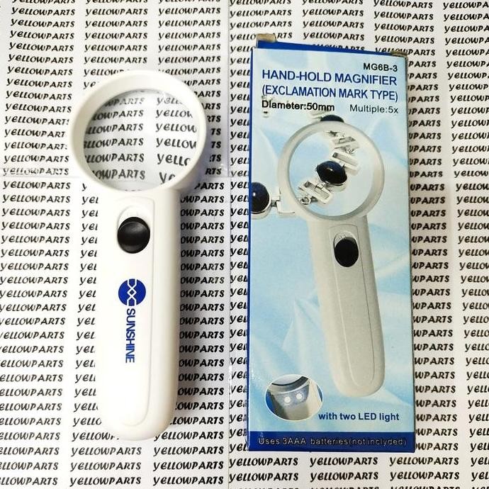 

Tools Loop Kaca Pembesar Plus Lampu Sunshine Mg6B-3 Original