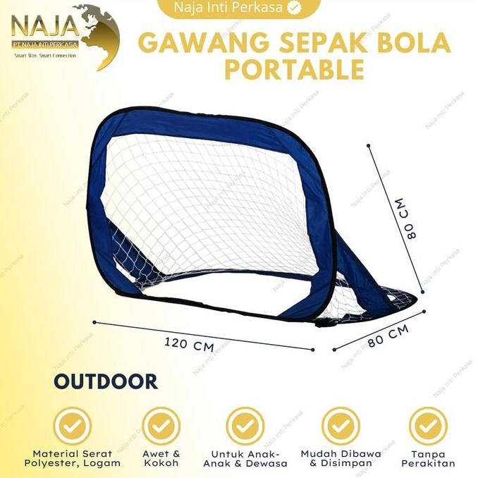 Gawang Sepak Bola | Mini Soocer Goal Football | Gawang Futsal Portable