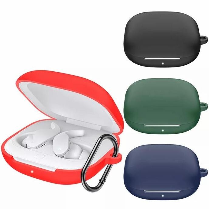 Baru Beats Fit Pro Case Protective Silicone Soft Cover + Gantungan Carabiner