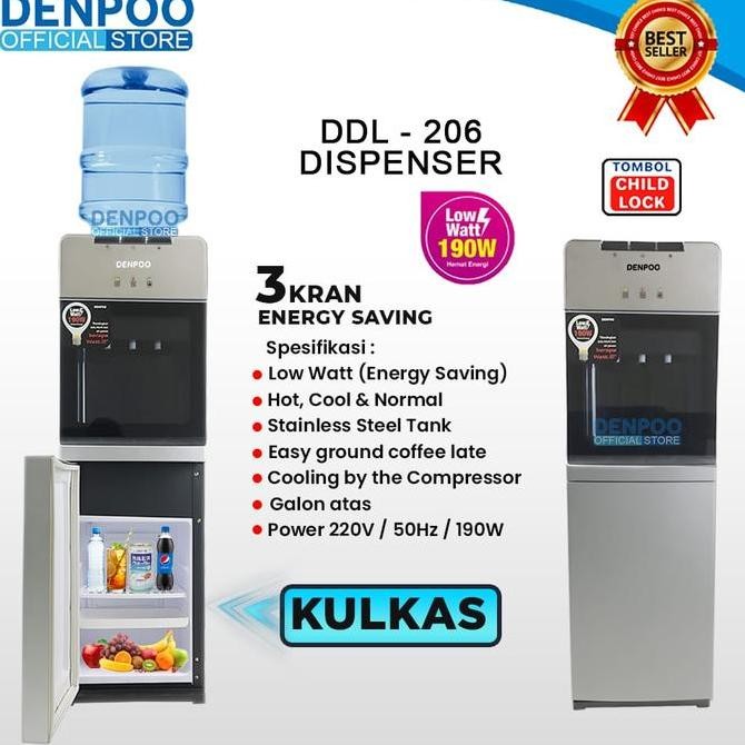 Dispenser Denpoo Ddl 206 Bagian Bawah Kulkas