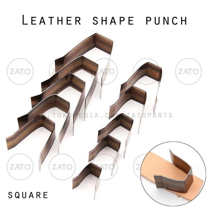 

Terbaru! Square Leather Shape Punch Set - Pisau Pon - Leather Tools