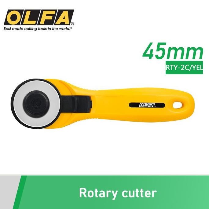 

Promo! Pisau Cutter Pemotong Kain Rotary Cutter Rty-2C/Yel Olfa