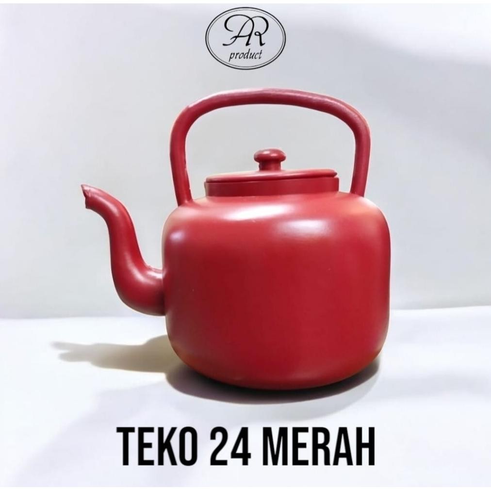 Teko Merah 24/Ceret Merah Uk 24/Ceret Jadul Plastik