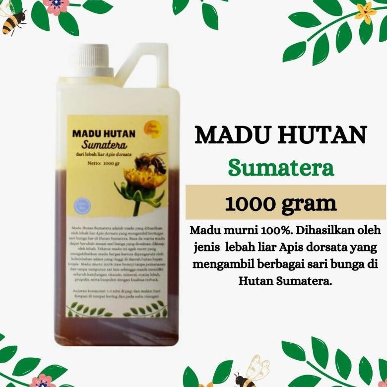 

(Terbaru) Madu Hutan Asli Murni Raw Honey 1000 Gram (Terlaris)