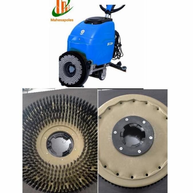 Hardbrush Mesin Scrubber 18 Inch/Sparepart Scrubber Elektrik