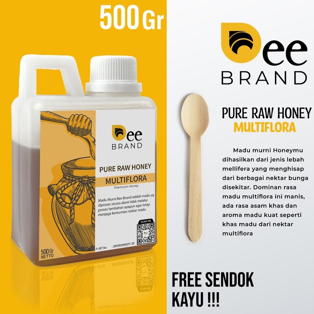 

(Terbaru) [500gr] Madu Cair Asli Multiflora (Terlaris)