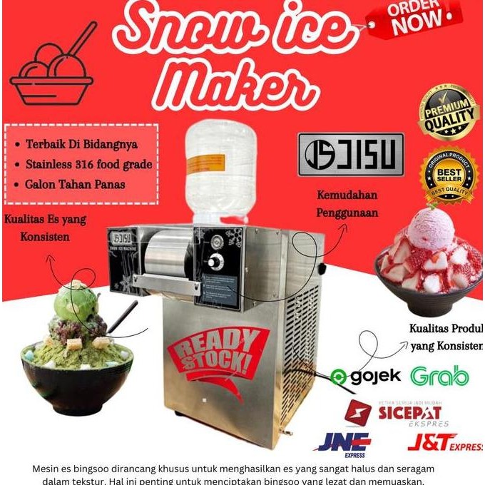 Mesin Es Bingsoo Mesin Bingsu Snow Ice Maker Mesin Es Bingso korea