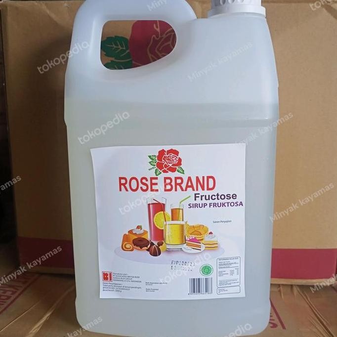 

Baru Rose Brand Fructose Gula Cair 5kg - Gula Singkong Premium Botol Besar