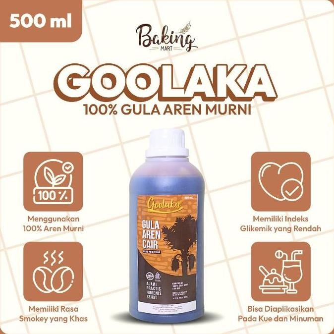 

Baru Gula Aren Cair Goolaka 500ml - Palm Sugar Siap Minum & Kopi