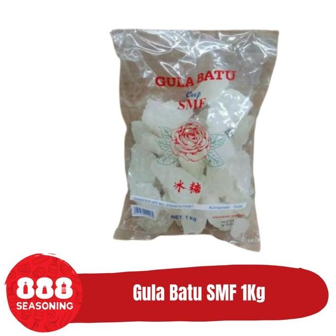 

Baru Gula Batu SMF 1kg - Gula Kristal Batu Alami untuk Teh & Herbal