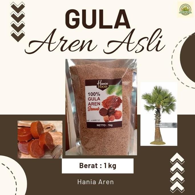 

Baru Gula Aren Bubuk 1kg - Palm Sugar Gula Semut Alami Organik