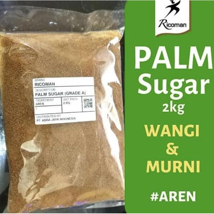 

Baru Ricomn Palm Sugar 2kg Gula Aren Asli Grade A Wangi Murni