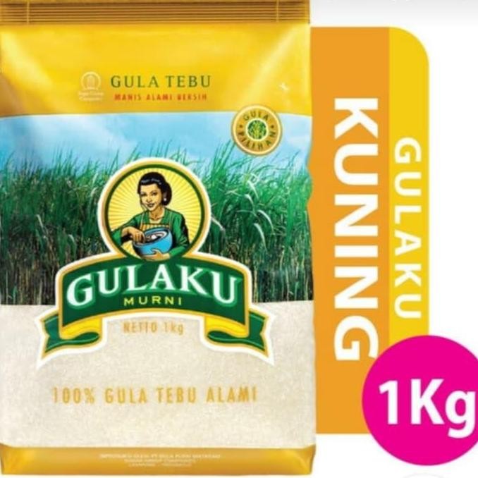 

Baru Gulaku Kuning Gula Tebu 1kg x 24pack - Gula Pasir Alami Karton