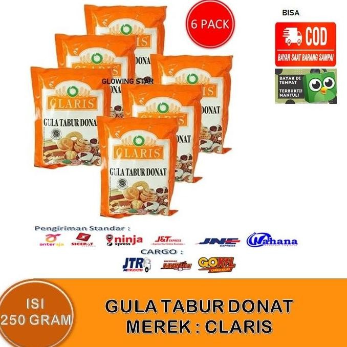 

Baru Paket Gula Donat Tabur Mint Claris Dona - Gula Halus Untuk Donat & Kue
