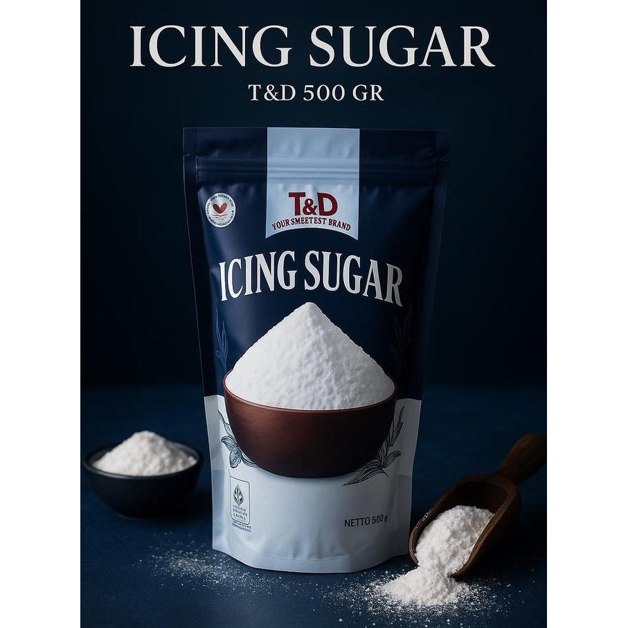 

Baru Icing Sugar Titan T&D 500gr - Gula Halus Untuk Baking & Dekorasi