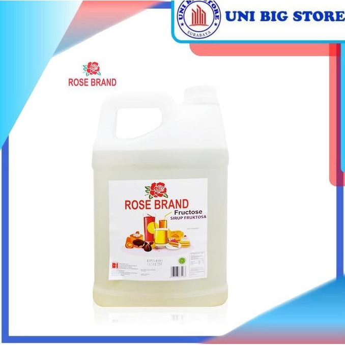 

Baru Rose Brand Gula Cair Fruktosa 5Kg Syrup Fructose Premium untuk Usaha