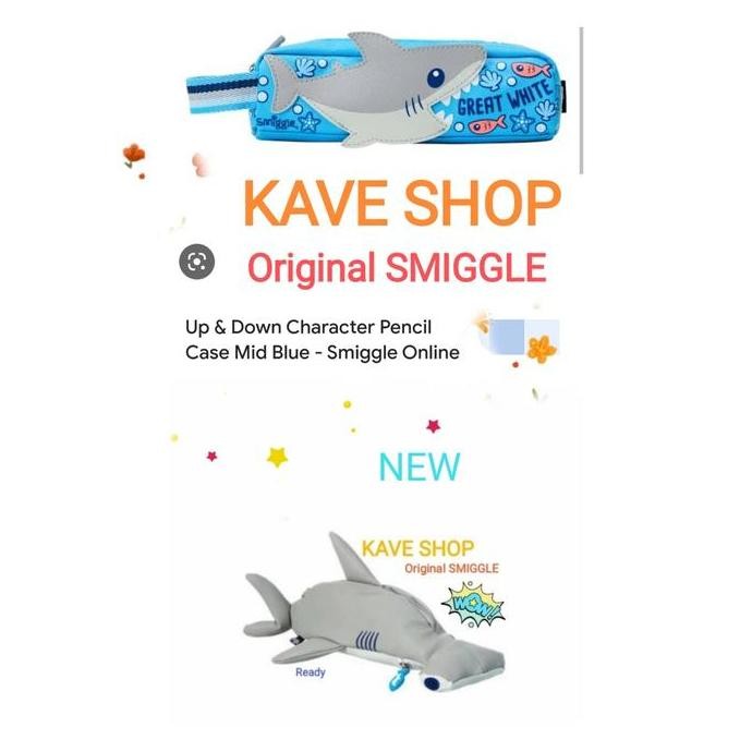 

Smiggle Original : Pencil Case Shape Fun Flow