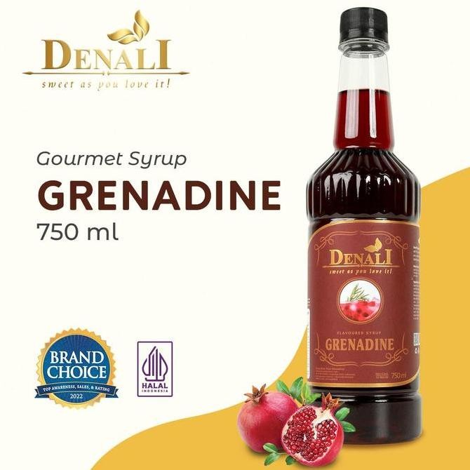 

Baru Denali Grenadine Syrup Minuman Sirup Rasa Buah Merah