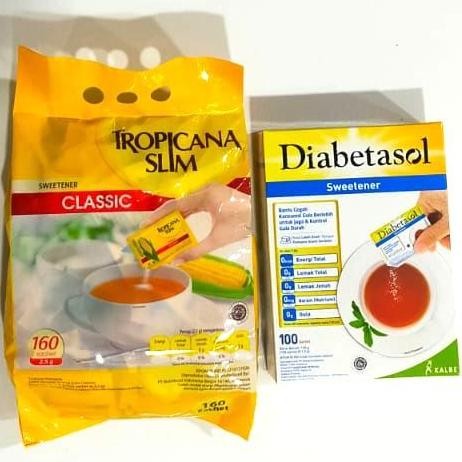 

Baru Tropicana Slim Stevia Sweetener 160 Sachet Pemanis Rendah Kalori Untuk Diabetes