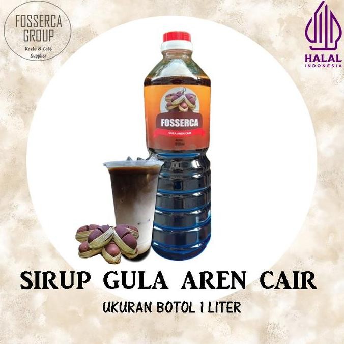 

Baru Fosserca Gula Aren Cair Murni Arenga Palm Sugar Syrup 1 Liter