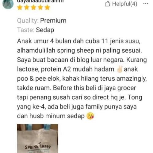 

Sale Susu Domba Spring Sheep Susu Terapi Atasi Nyeri Sendi Spring Sheep Bukan Etawalin