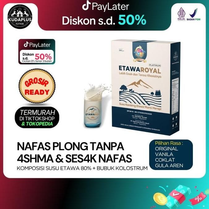 

Grosir Susu Etawaroyal Untuk Sesak Nafas Ashma Paru Paru Kemasan 250Gram 1 Box
