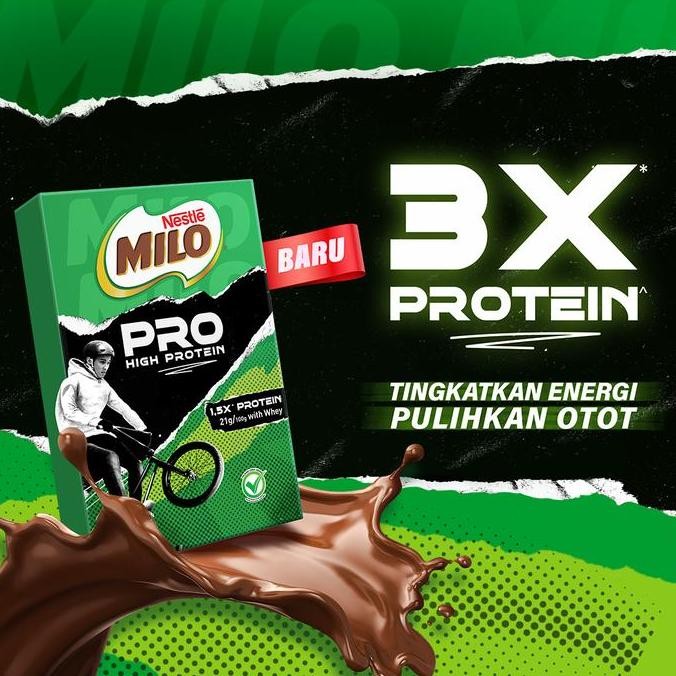 

Promo Milo Protein Susu Bubuk Cokelat 250G
