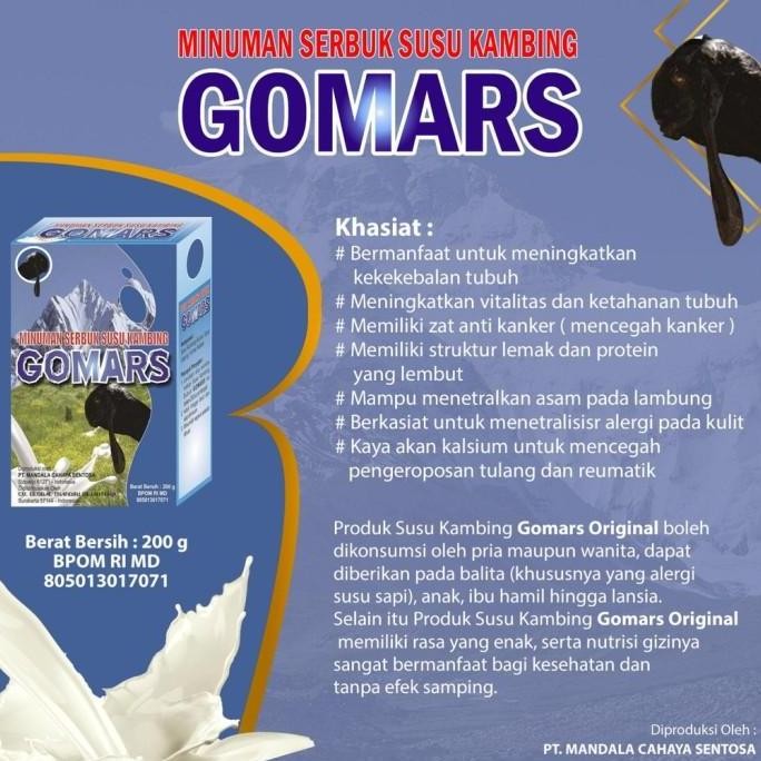 

Promo Gomars Susu Kambing Etawa Bubuk Paket 5 Box