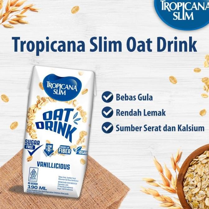 

Grosir Tropicana Slim Oat Drink 190Ml (24 Pcs) - Ready To Drink