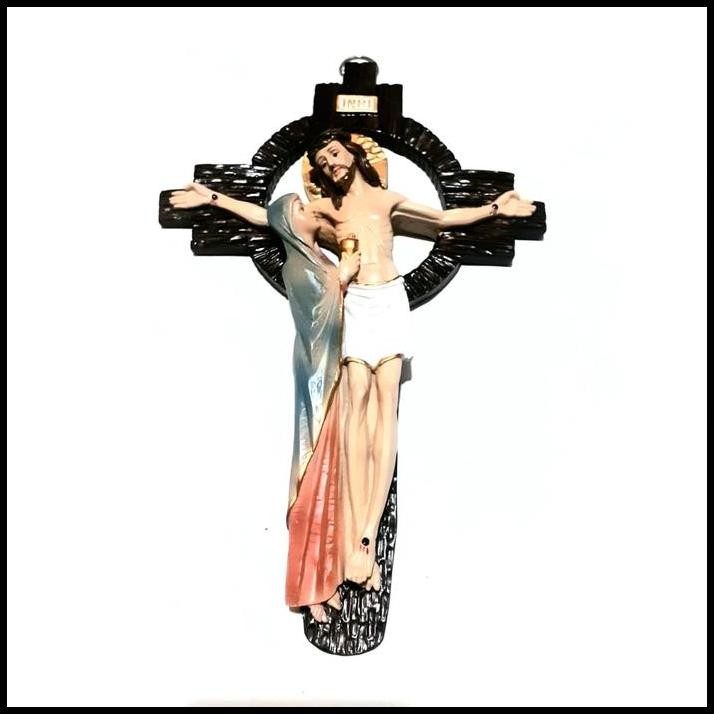 SALIB DINDING DARAH SUCI YESUS / PATUNG ROHANI YESUS / SALIB GANTUNG