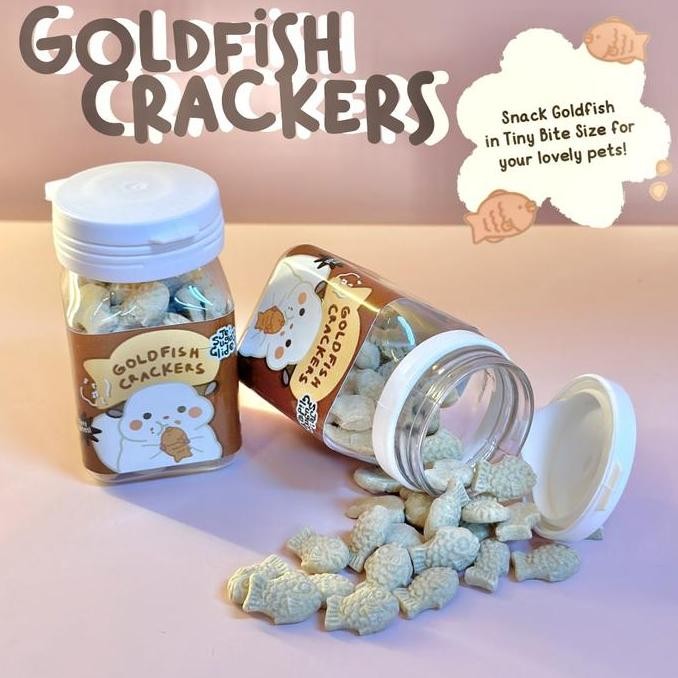 

TERBARU GOLDFISH CRACKERS BISKUIT PISANG BENTUK IKAN SNACK UNIK