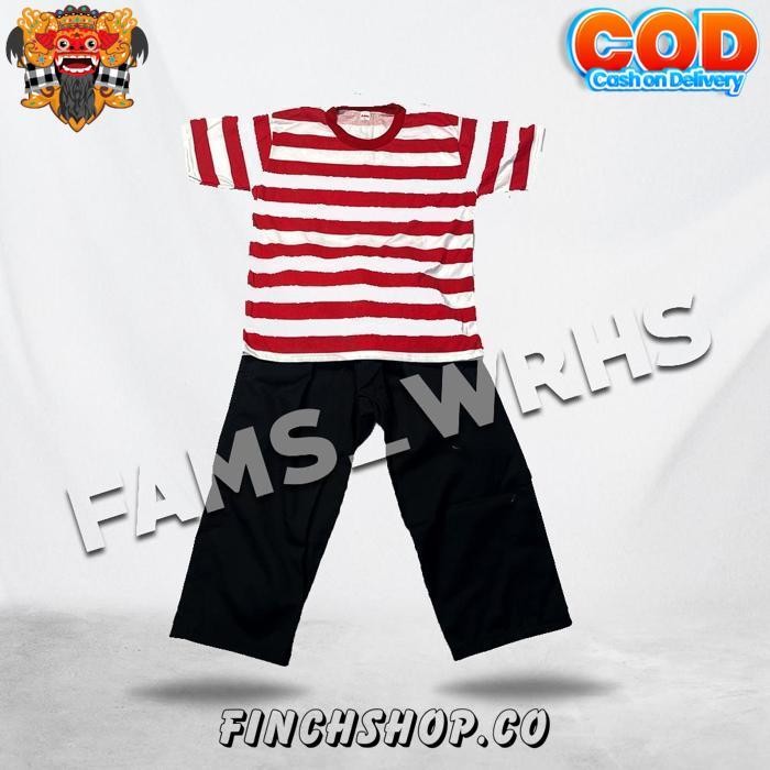 Kaos Sakera Khas Madura Pakaian Baju Atasan Pria Dewasa Bahan Katun Combed / Baju Madura Jawa Timur