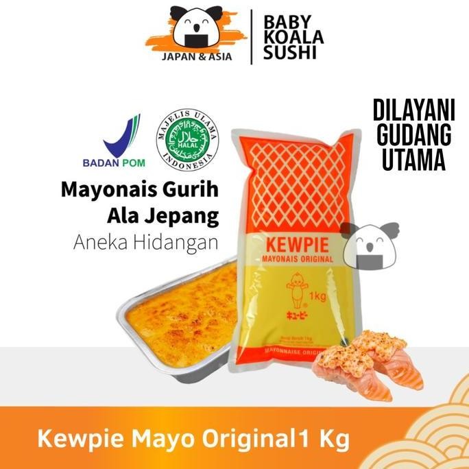 

Tersedia Kewpie Mayonnaise Original Jepang 1 Kg - Saus Salad Mayo Ori Halal