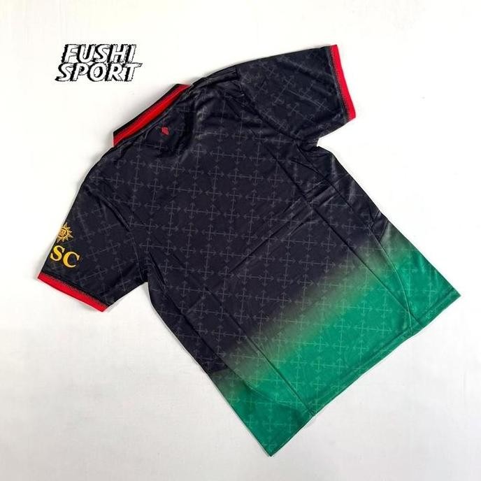 TERBARU - BAJU BOLA 2024 2025 MILAN 4TH BATIK BLACK HITAM NEW