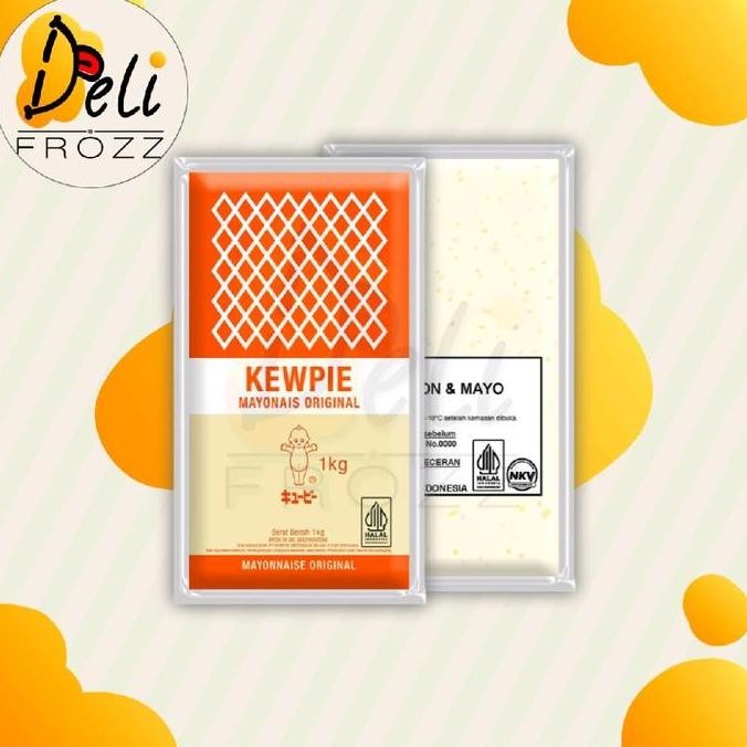 

Tersedia Kewpie Mayonais Original / Onion Mayo 1Kg - Saus Mayo Jepang Refill