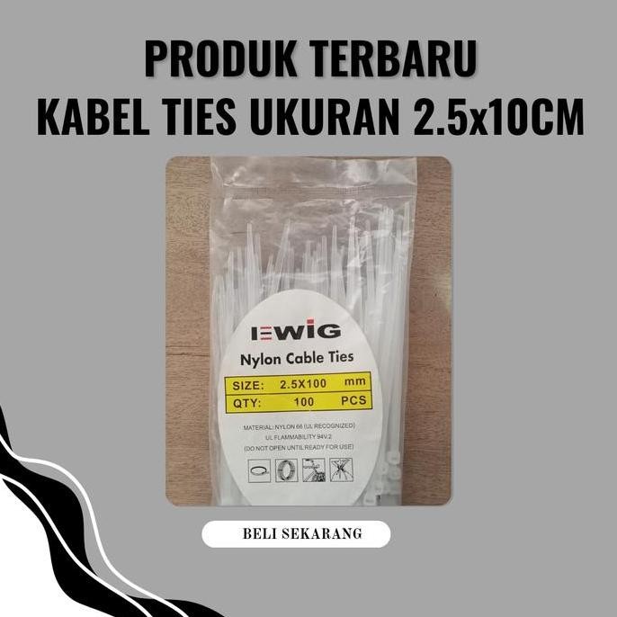 

Diskon! Kabel Ties Nylon Hitam & Putih | 10cm - 30cm | Tali Tie Kabel Tis Panjang