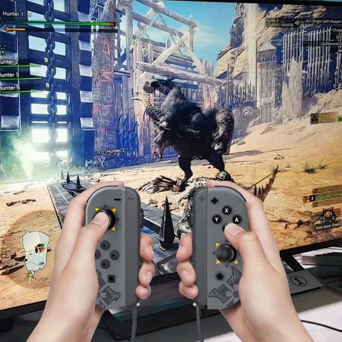 SIAP KIRIM OYSTERBOY SHELL CASE JOYCON MONSTER HUNTER - HOUSING REPLACEMENT JOYCON