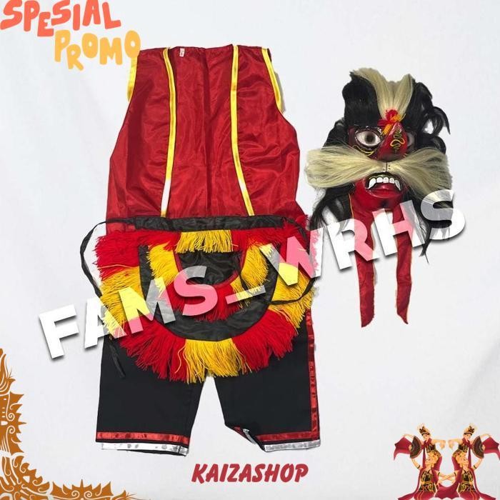 Baju Setelan Ganongan Anak Dewasa Celana Rompi Ganongan Dan Jaranan Budaya