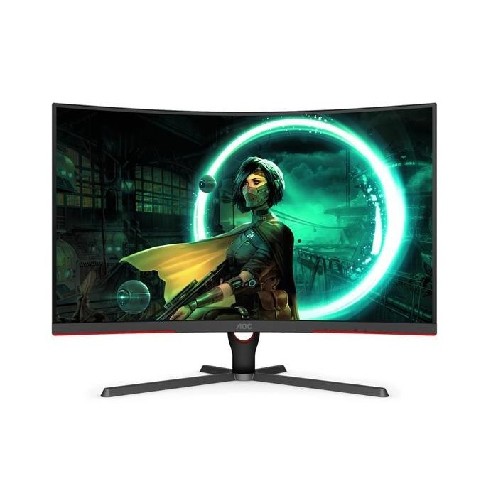 TERMURAH - AOC 32" CQ32G3SE CURVED 165Hz 25601440 MONITOR