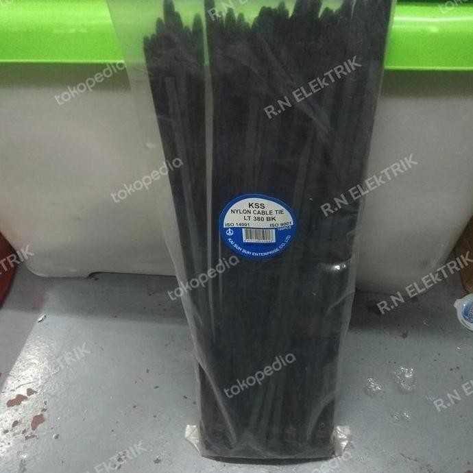 

Diskon! Cable Tie KSS 38cm x 4.8mm - Kabel Ties Kuat Tahan Tarikan Panjang 38cm