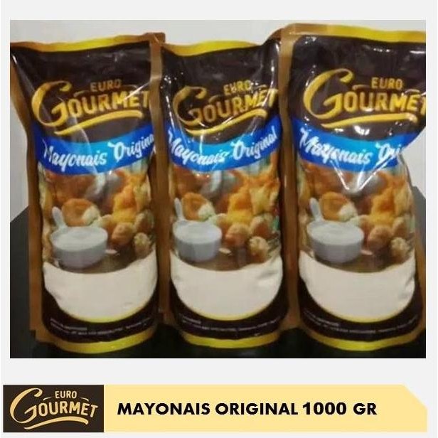 

Tersedia Euro Gourmet Mayo 1kg 1000gr Saus Mayo Halal