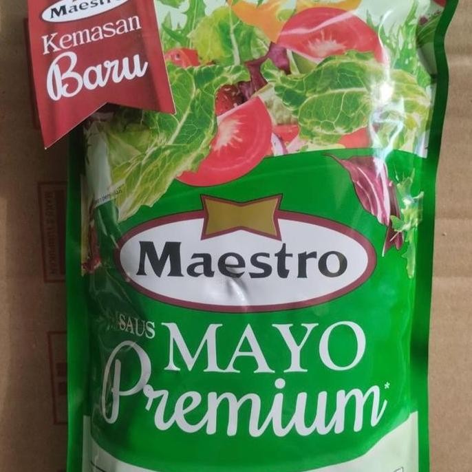 

Tersedia Maestro Mayonais Original 1kg x 10pcs/Dus Saus Mayo Grosir