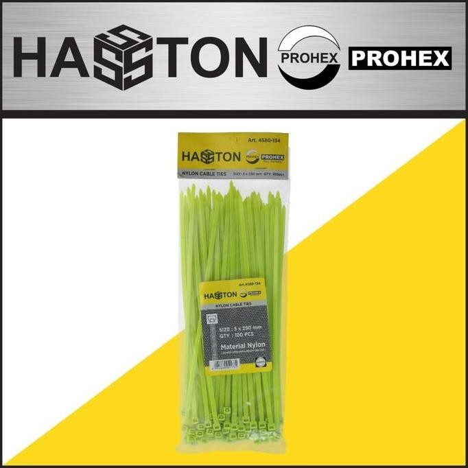 

Diskon! Cable Tie Hasston 5x300mm Hijau - Kabel Tis 30cm Green 4580-144